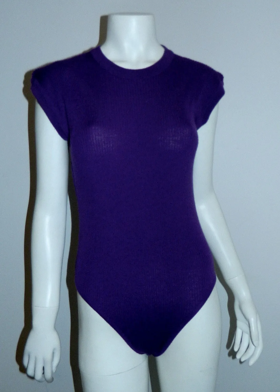 1980s bodysuit vintage Sonia Rykiel Inscription wool rib knit top sweater