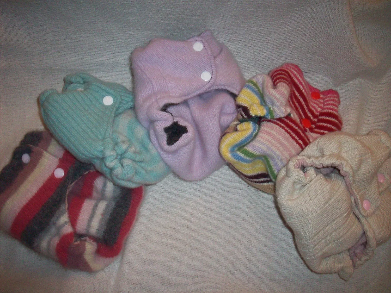 2 Custom MamaBear BabyWear One Size Wool Diaper Covers