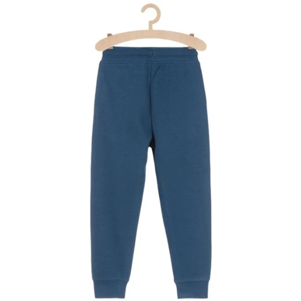 5.10.15 Contrast Cord Ottoman Sleek Blue Trouser 11502