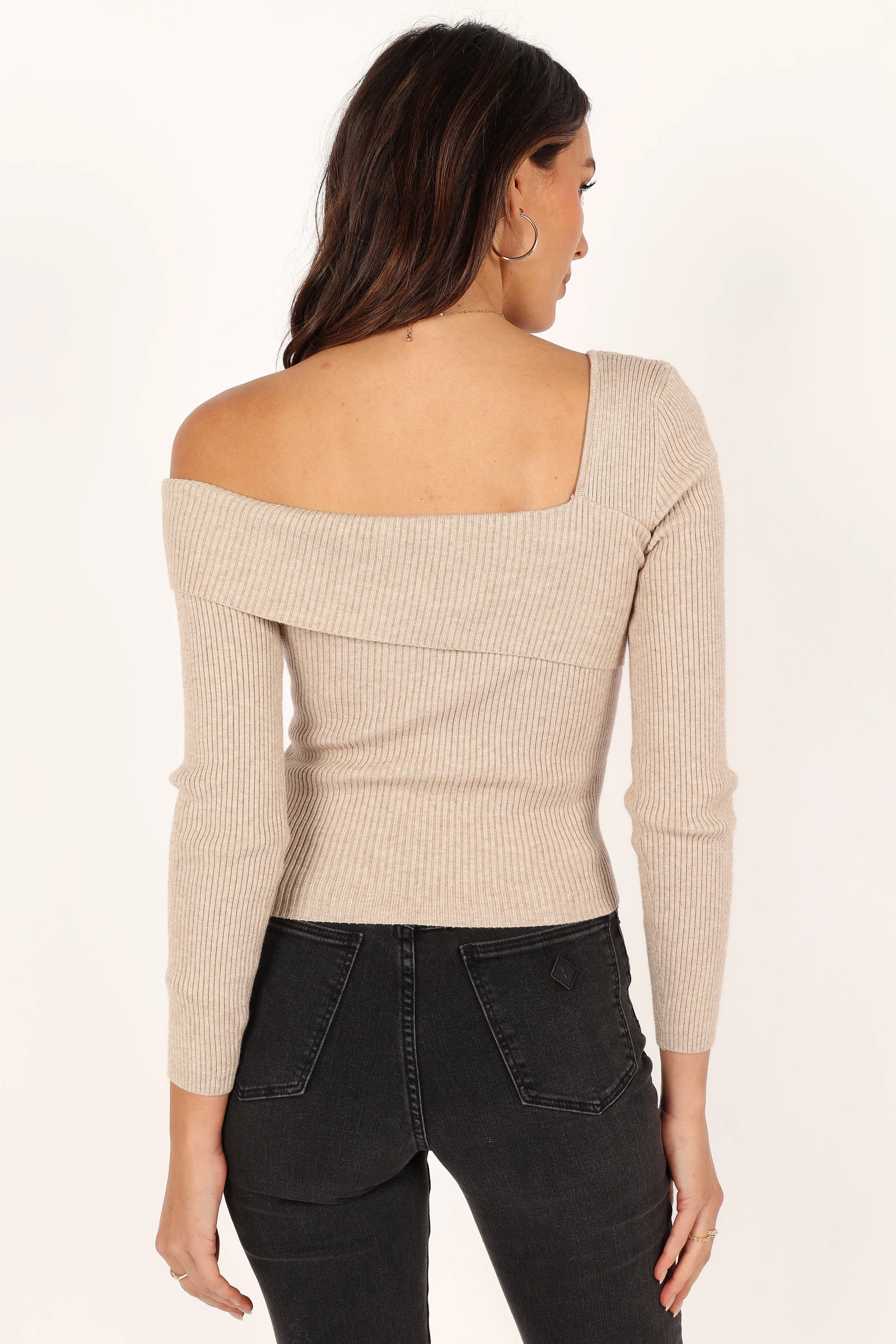 Aleena Knit Top - Oatmeal