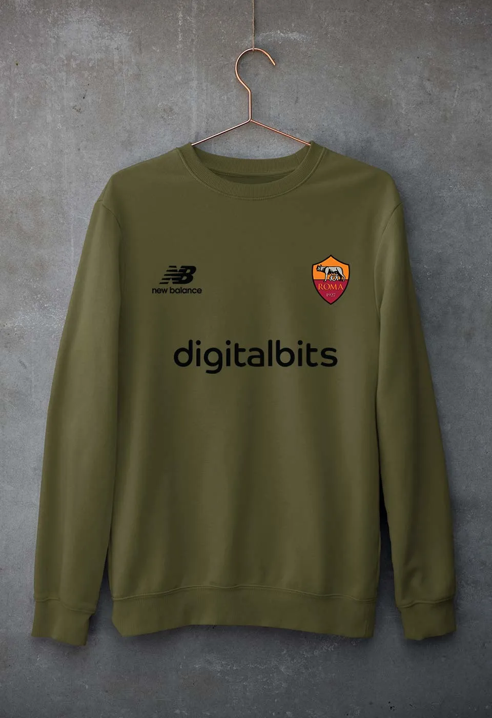 A.S. Roma 2021-22 Unisex Sweatshirt for Men/Women