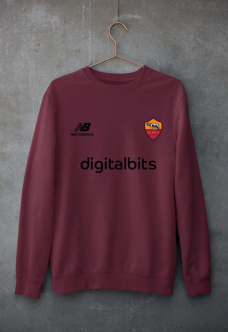 A.S. Roma 2021-22 Unisex Sweatshirt for Men/Women