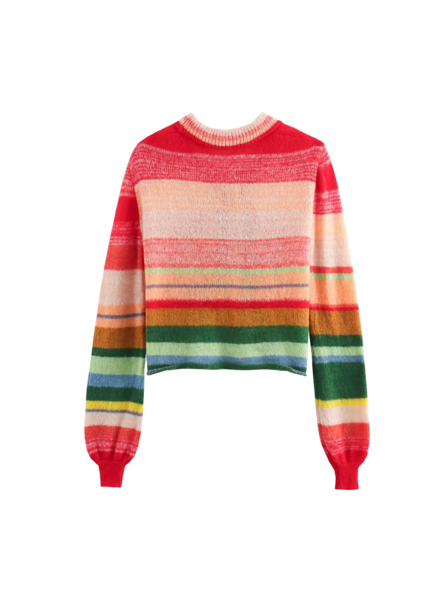 Ayla Multicolor Striped Cardigan