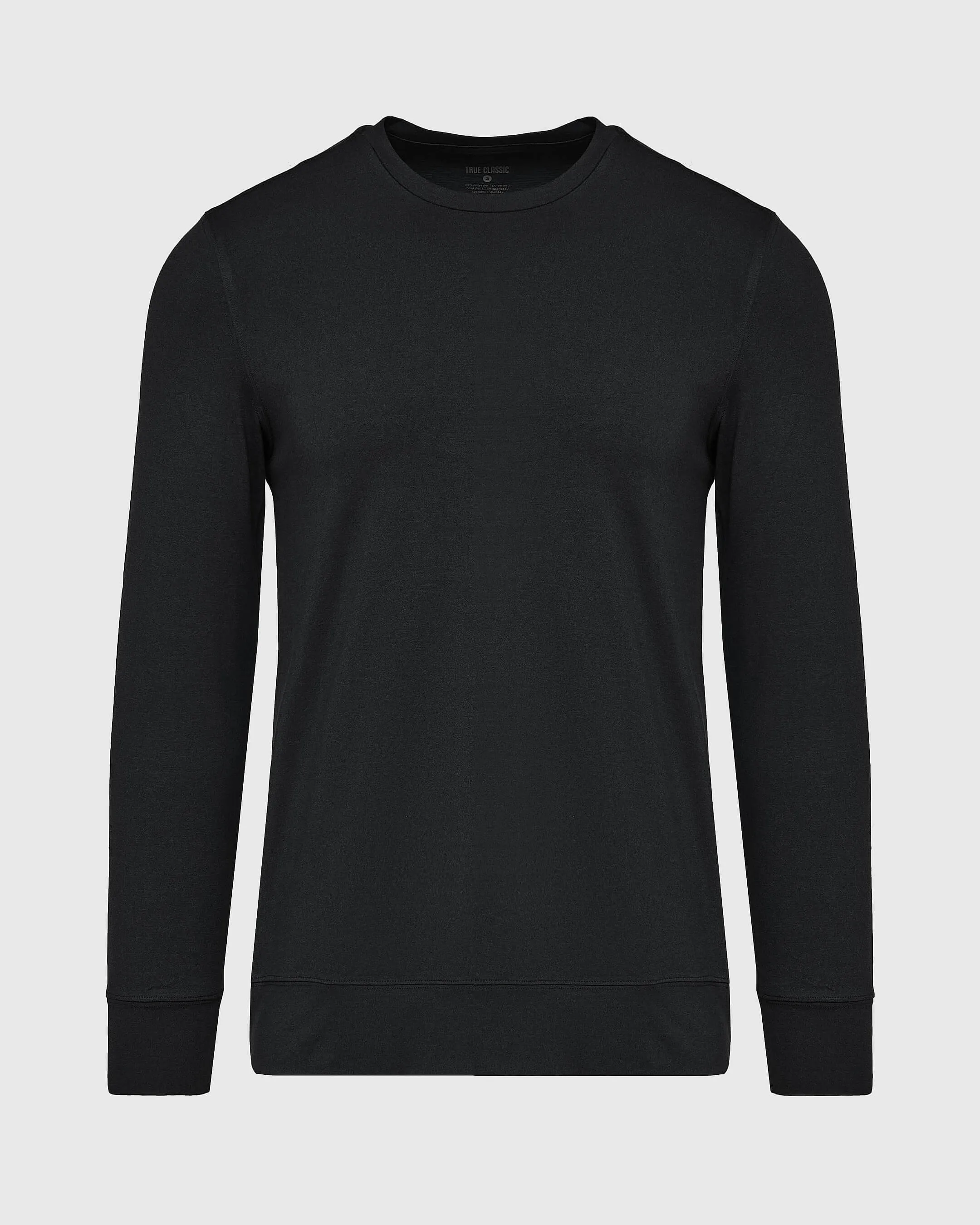 Black Active Comfort Crew Sweatshirt