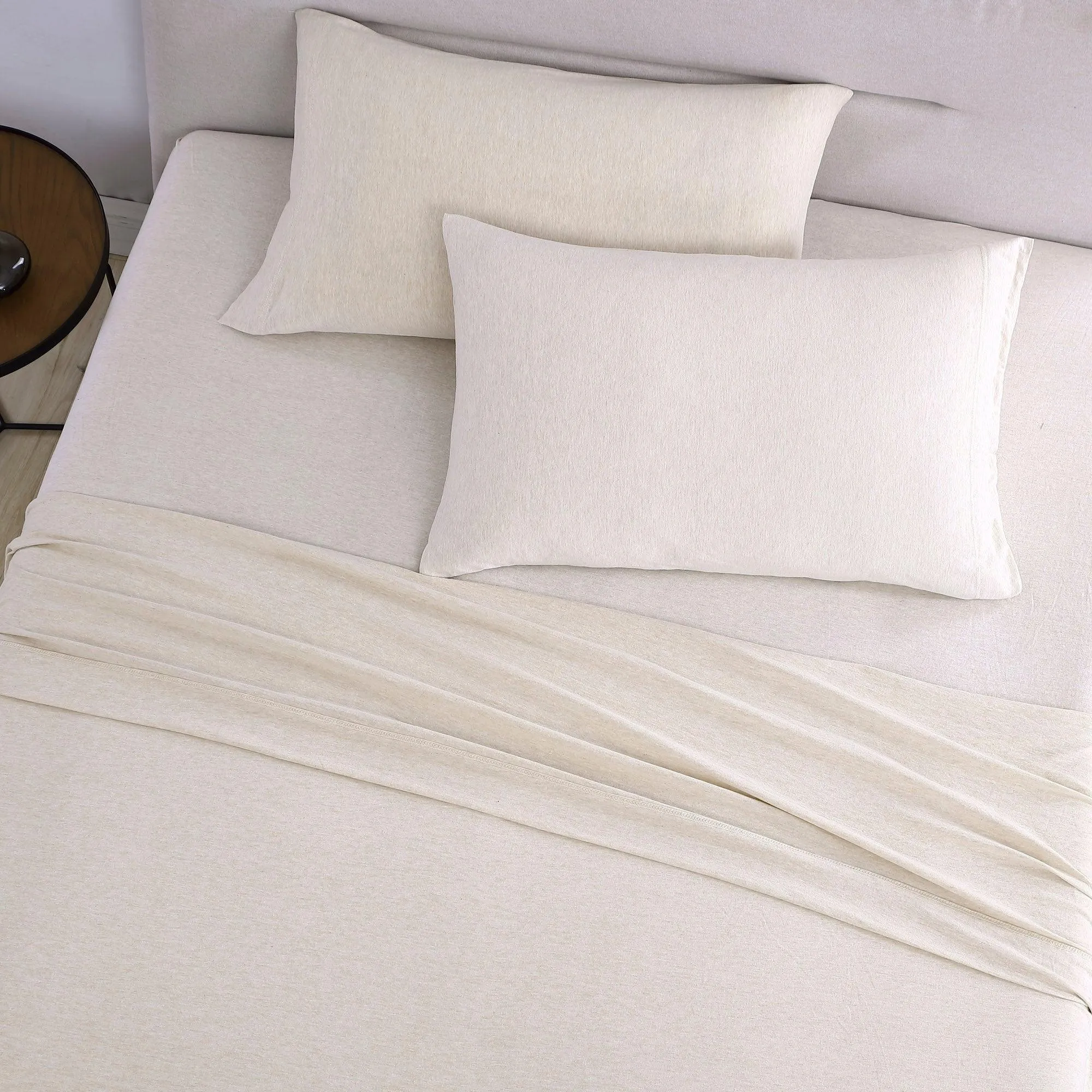 Brielle Home 100% Cotton Jersey Knit Sheet Set