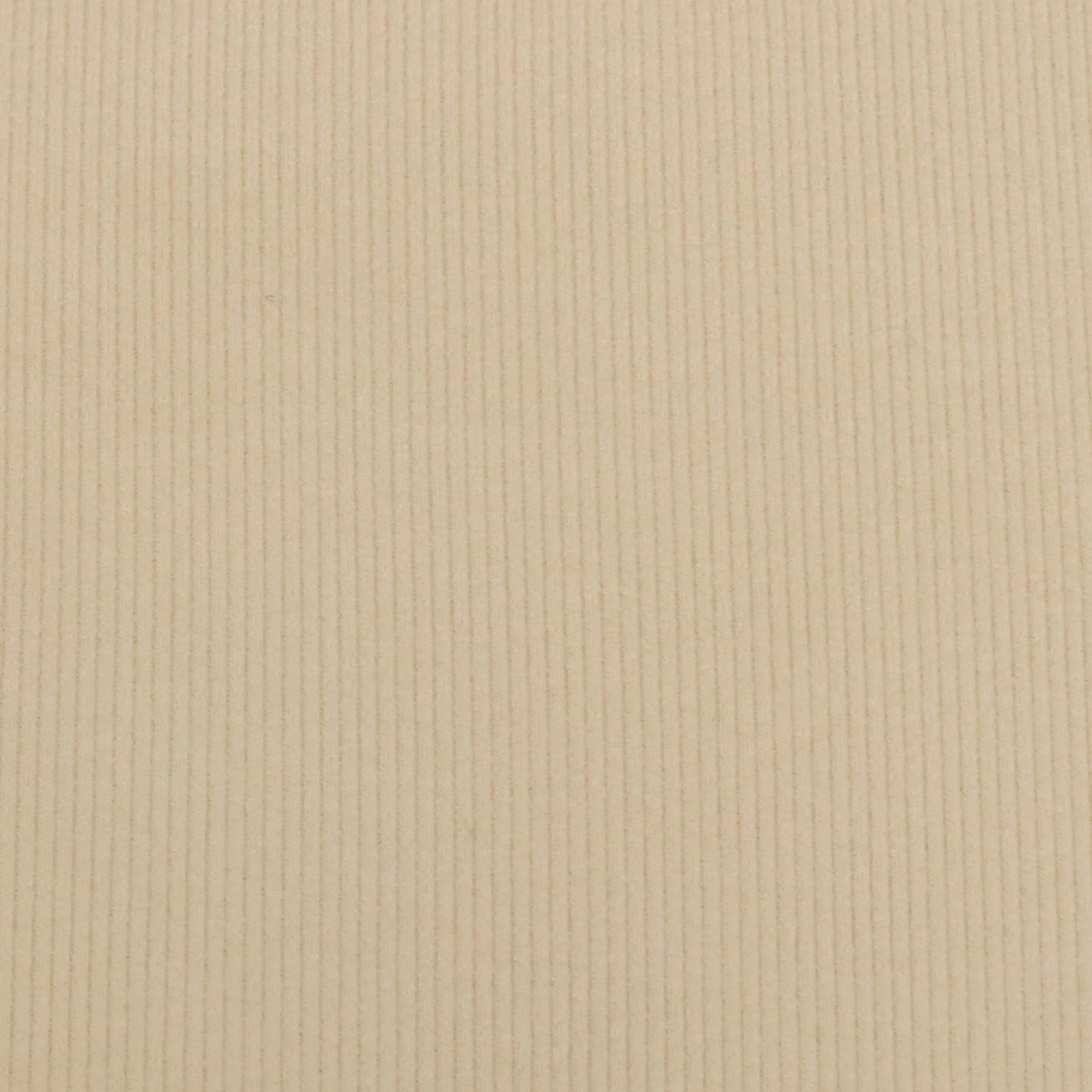 Brushed Viscose Ribbed Jersey Knit - Cream - END OF BOLT 63cm