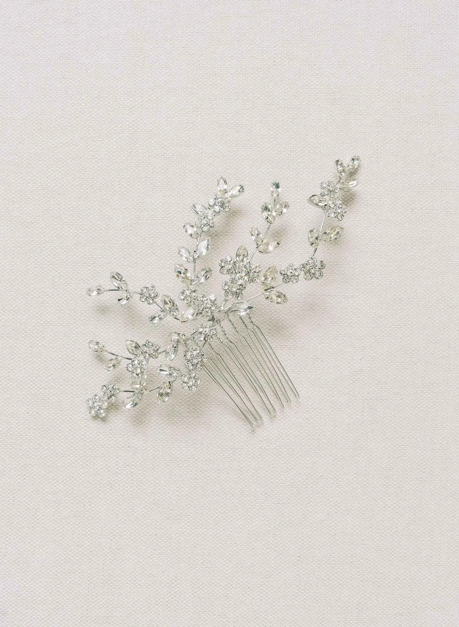 Crystal tendrils hair comb - Style #2149