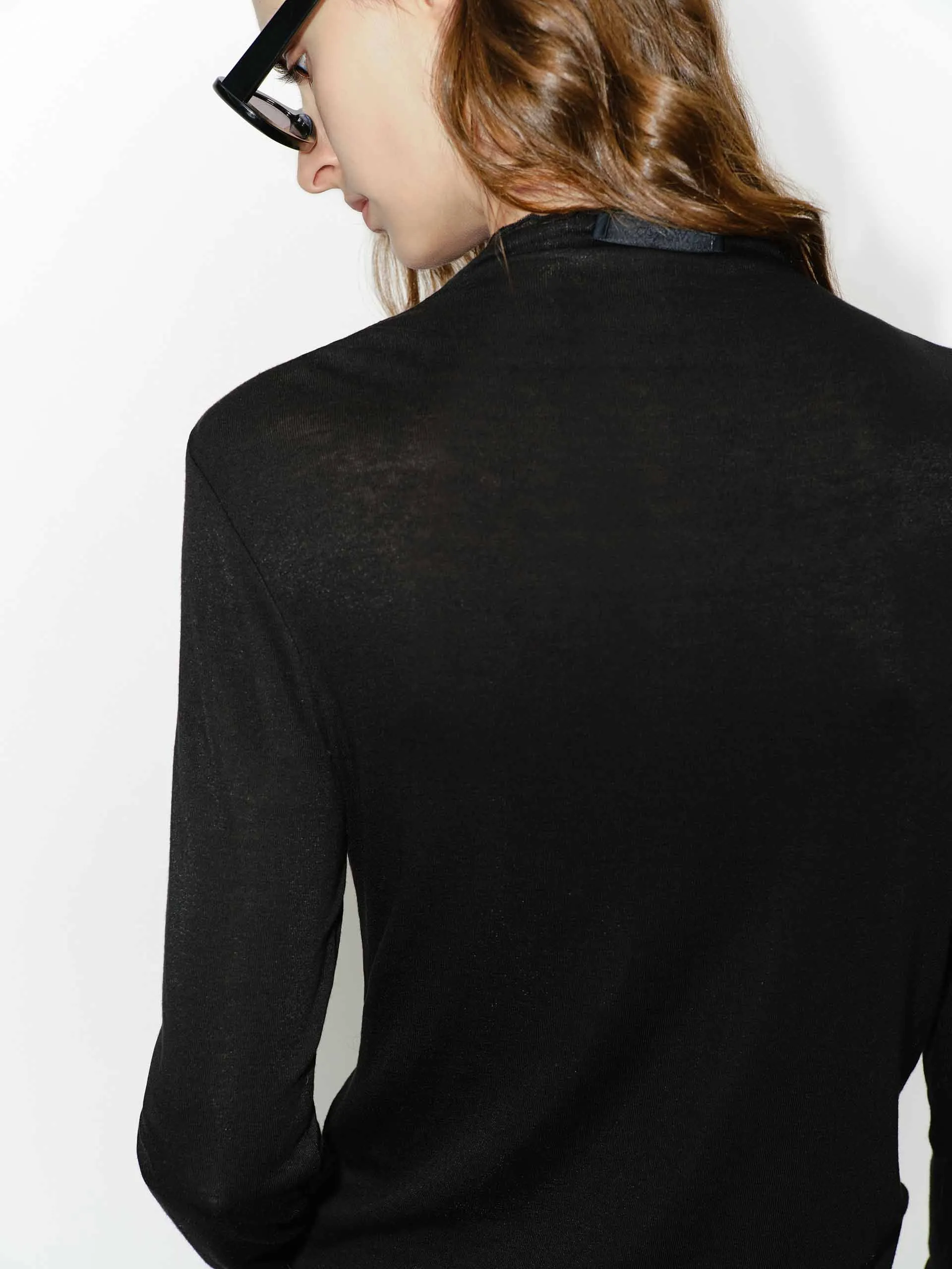 Cutout Detail Fitted Top