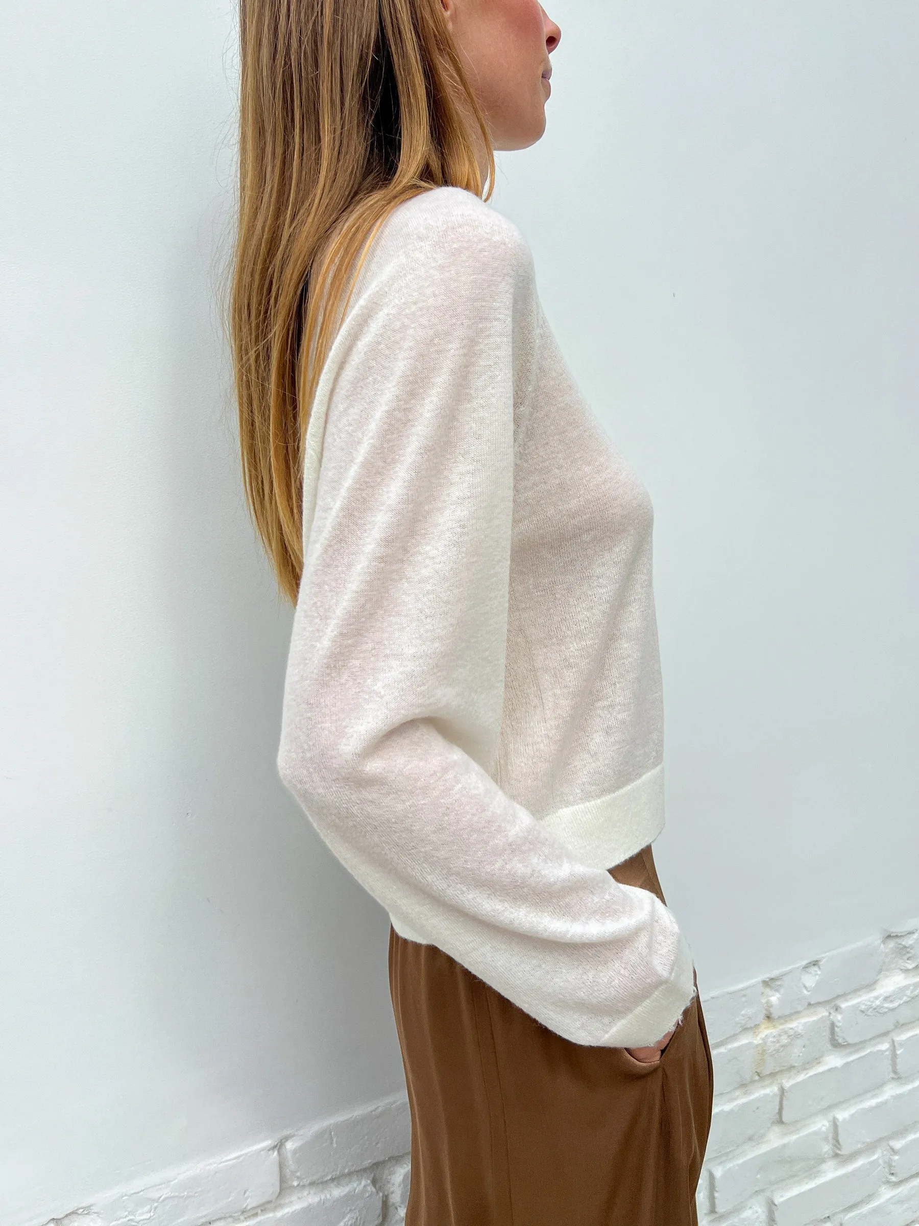 Desi Pullover in Dulce Knitwear - Ivory