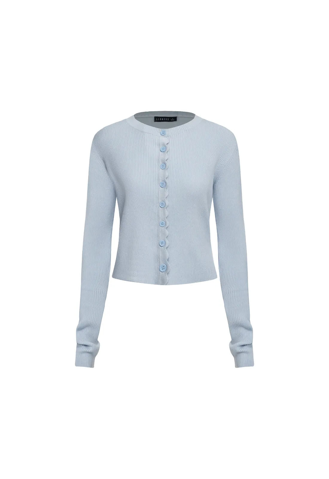 DOLLHOUSE KNIT TOP - SOFT BLUE