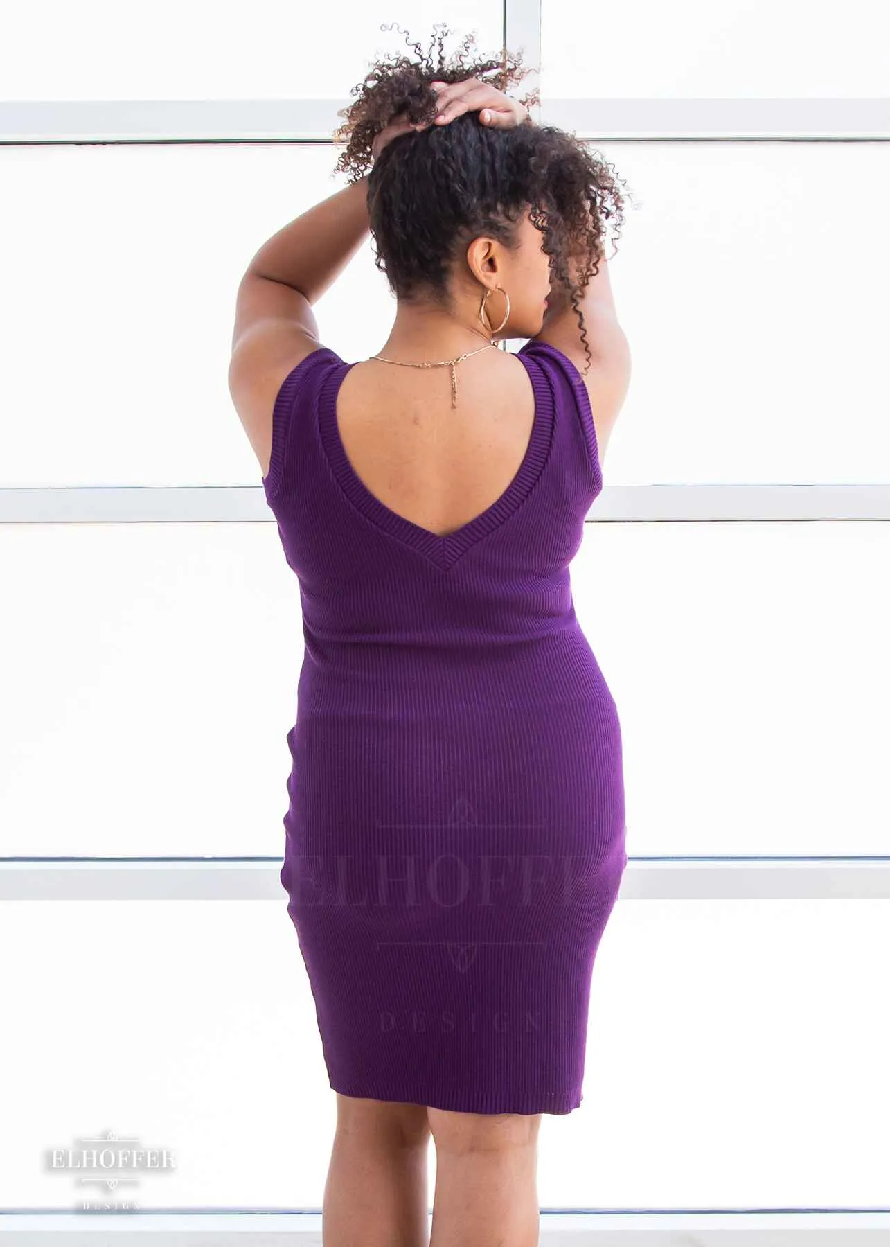 Essential Pisces Dress - Sinister Purple