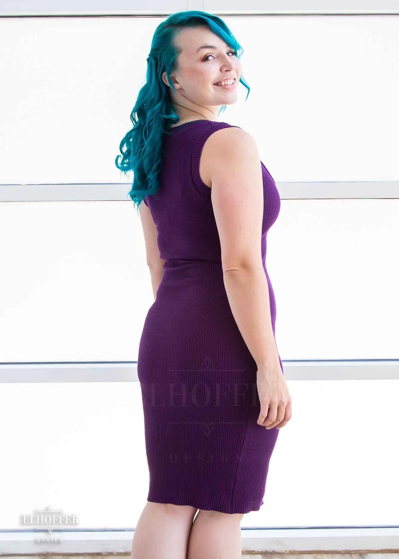 Essential Pisces Dress - Sinister Purple