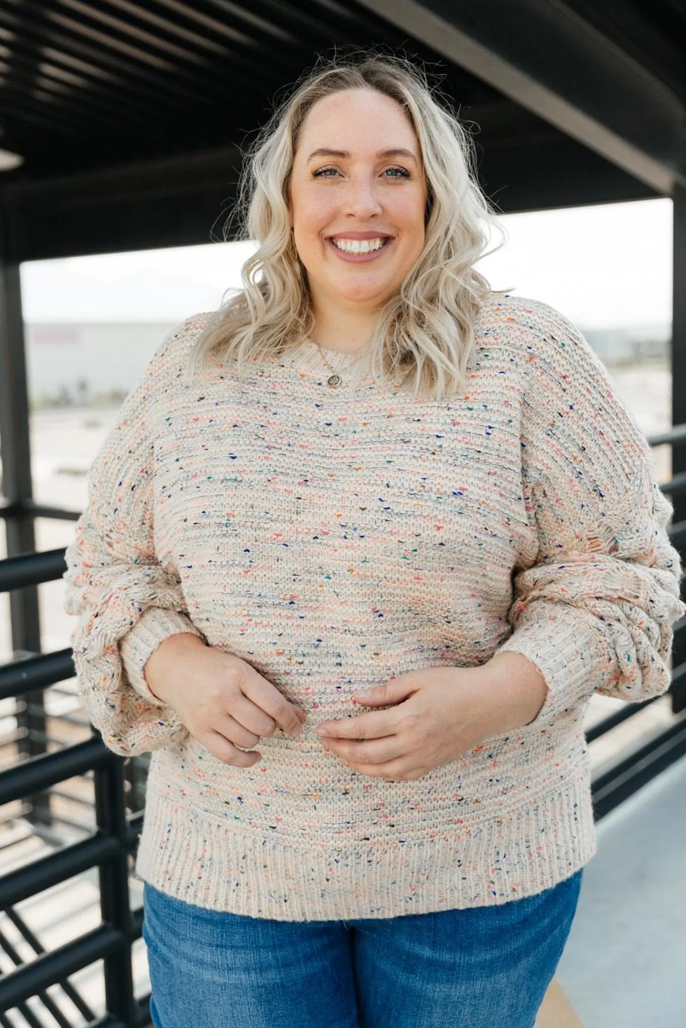 Flecks Of Rainbows Sweater