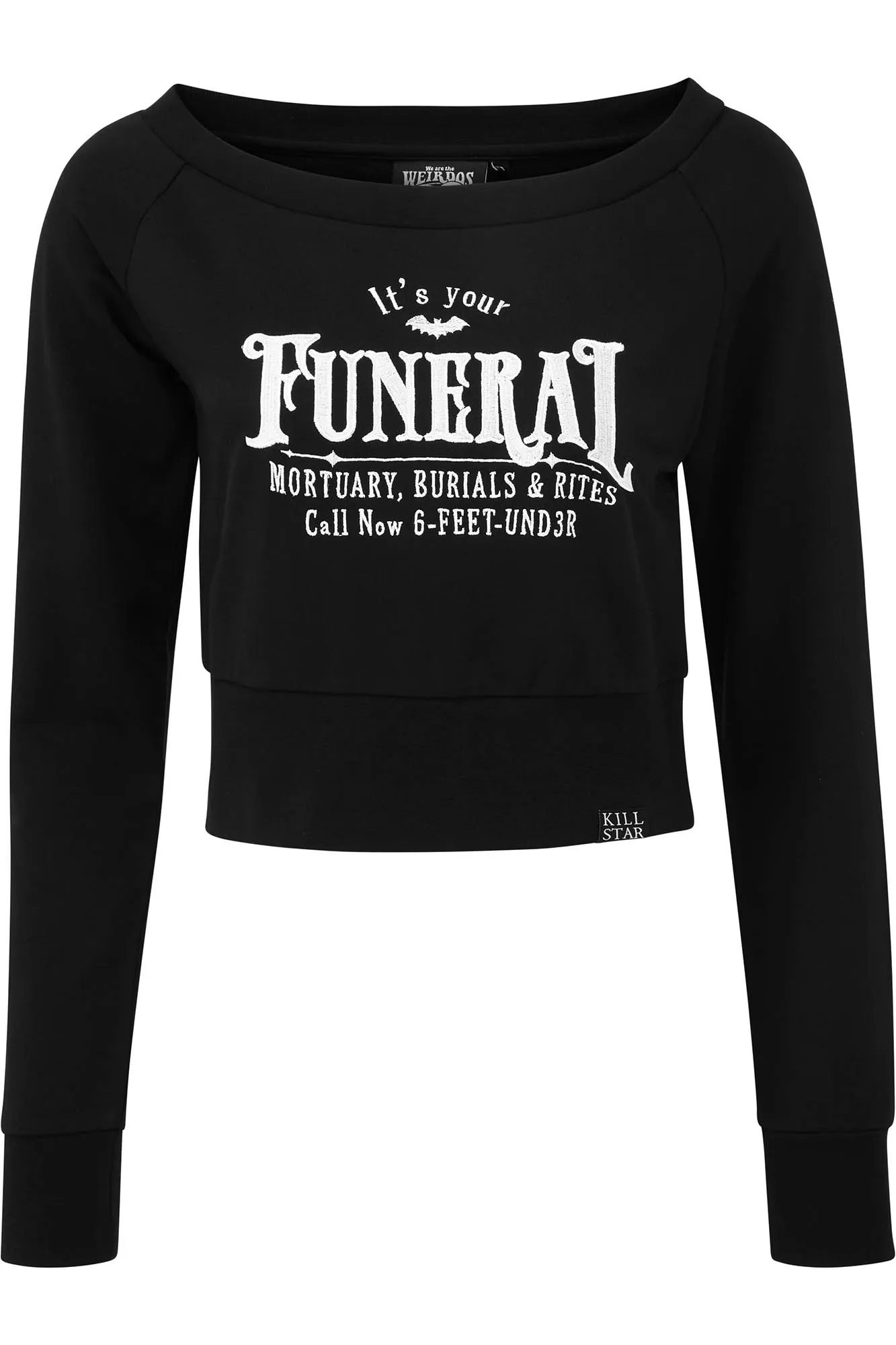 Funeral Crop Sweater