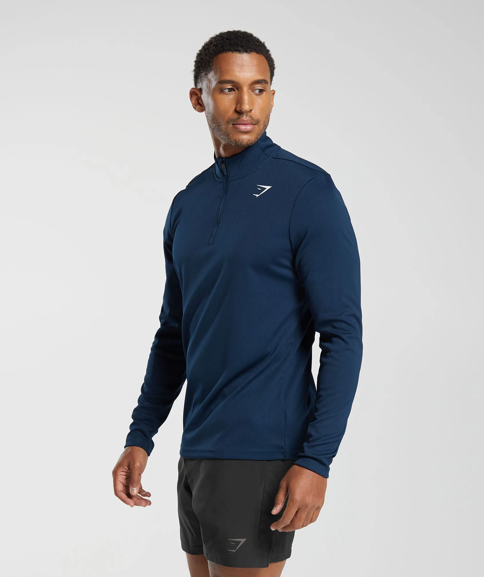 Gymshark Arrival 1/4 Zip Pullover - Navy