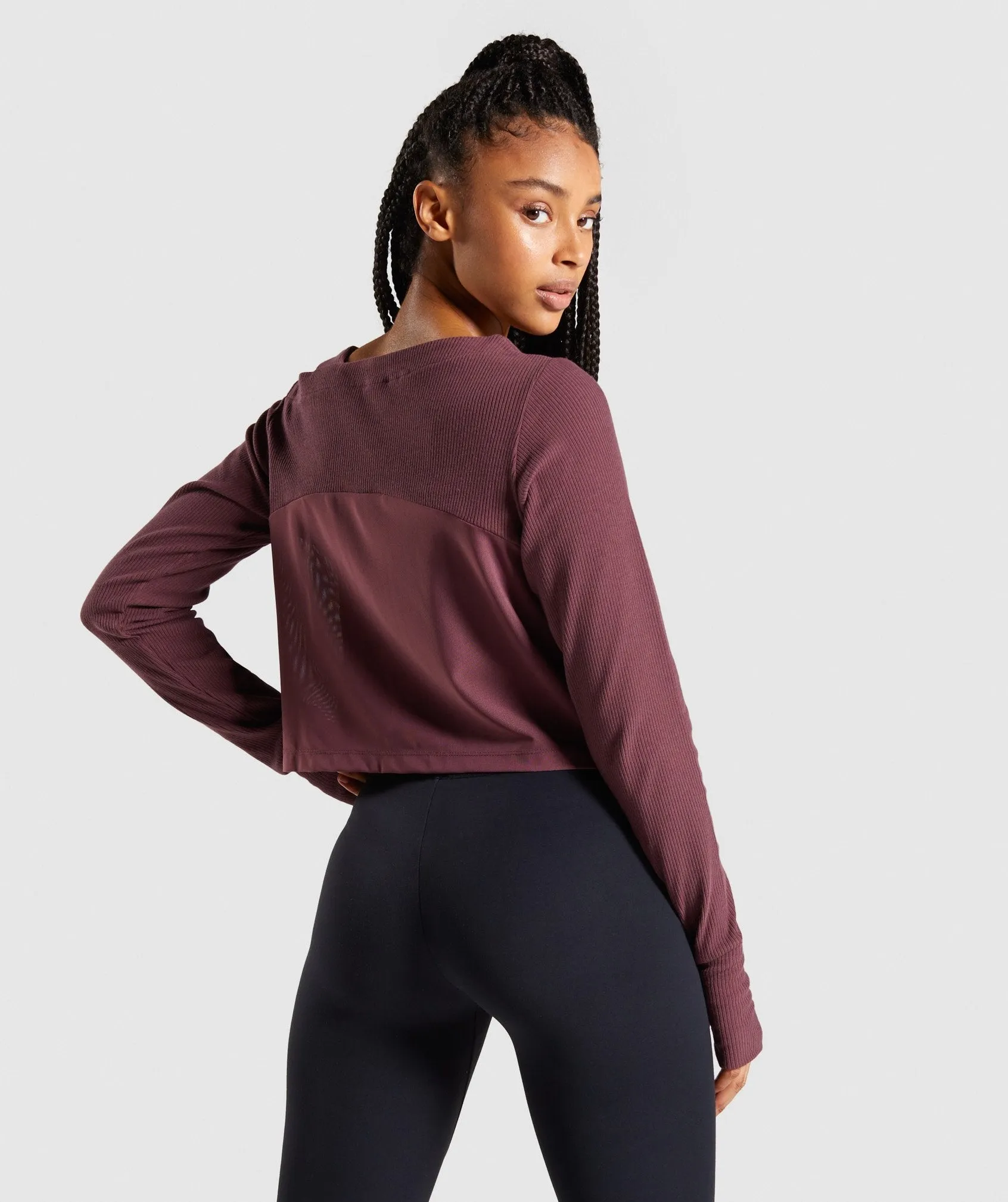 Gymshark Studio Sweater - Berry Red