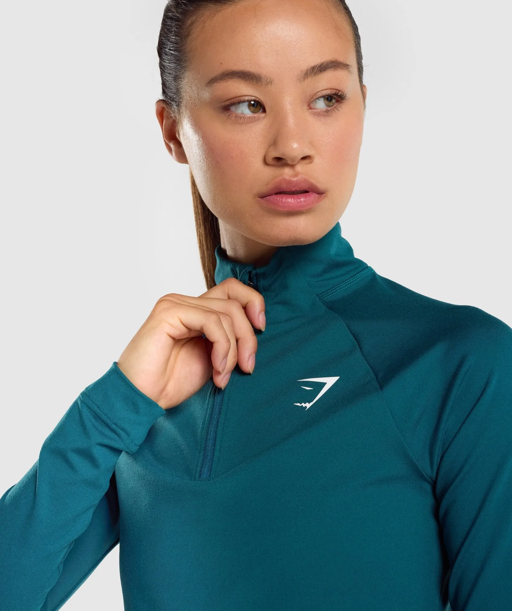 Gymshark Training 1/4 Zip - Teal