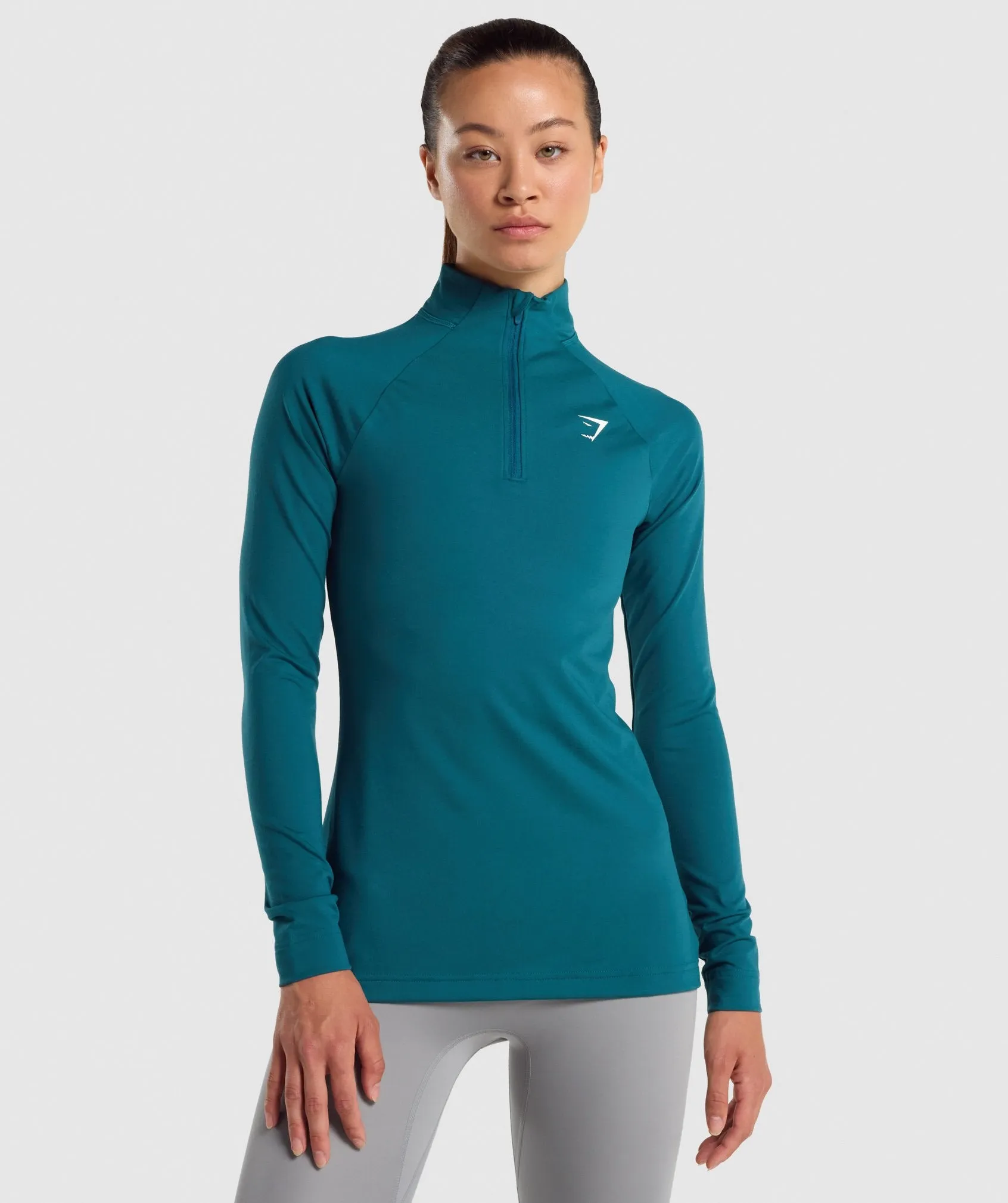 Gymshark Training 1/4 Zip - Teal