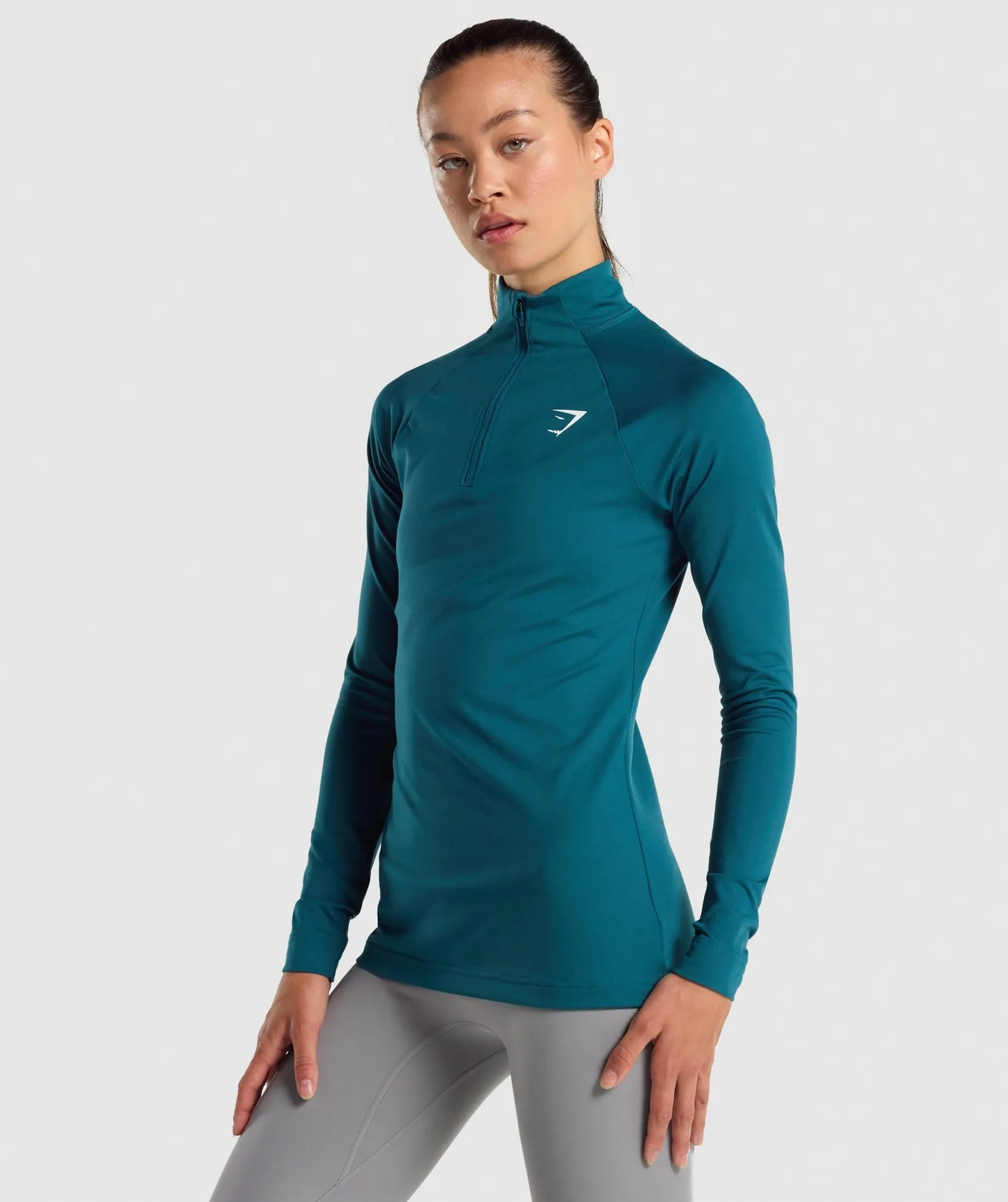 Gymshark Training 1/4 Zip - Teal