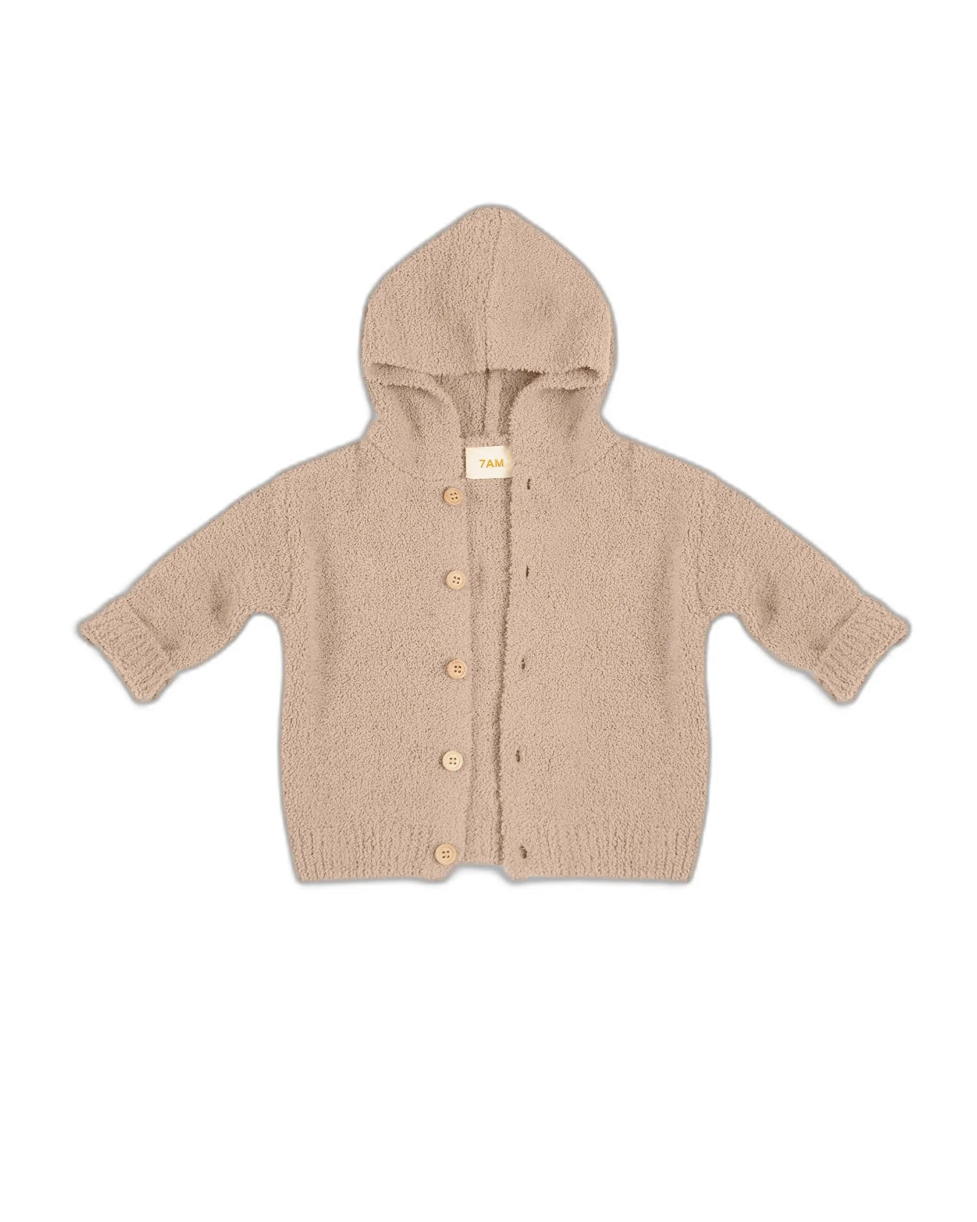 Hooded Cardigan - Fuzzy