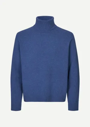 ISAK KNIT TURTLENECK | TRUE NAVY