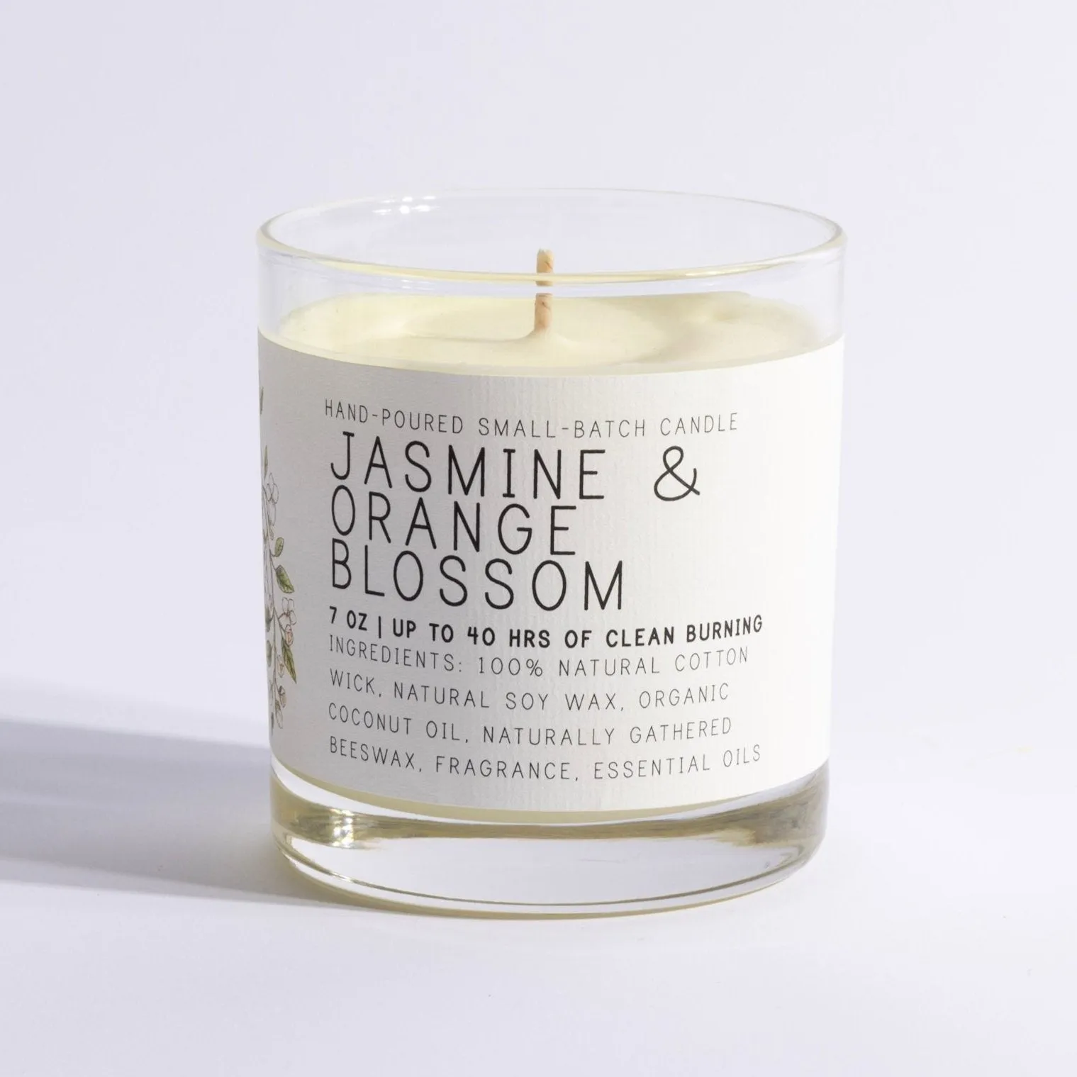 Jasmine and Orange 7oz Just Bee Candle