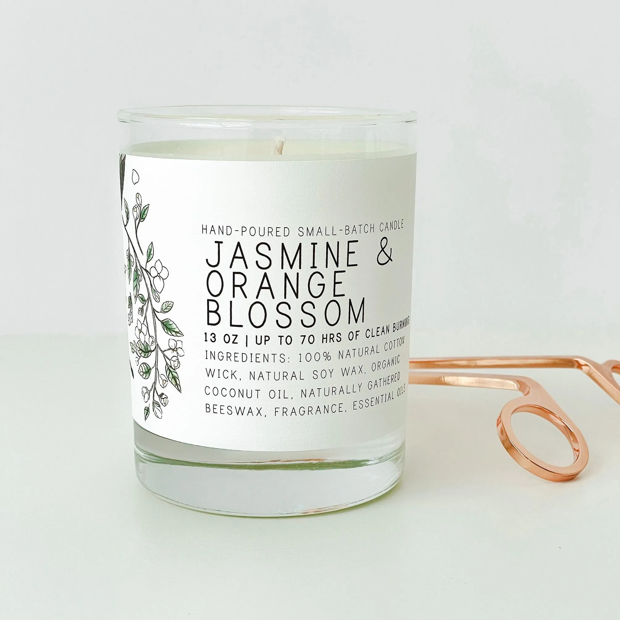 Jasmine and Orange 7oz Just Bee Candle