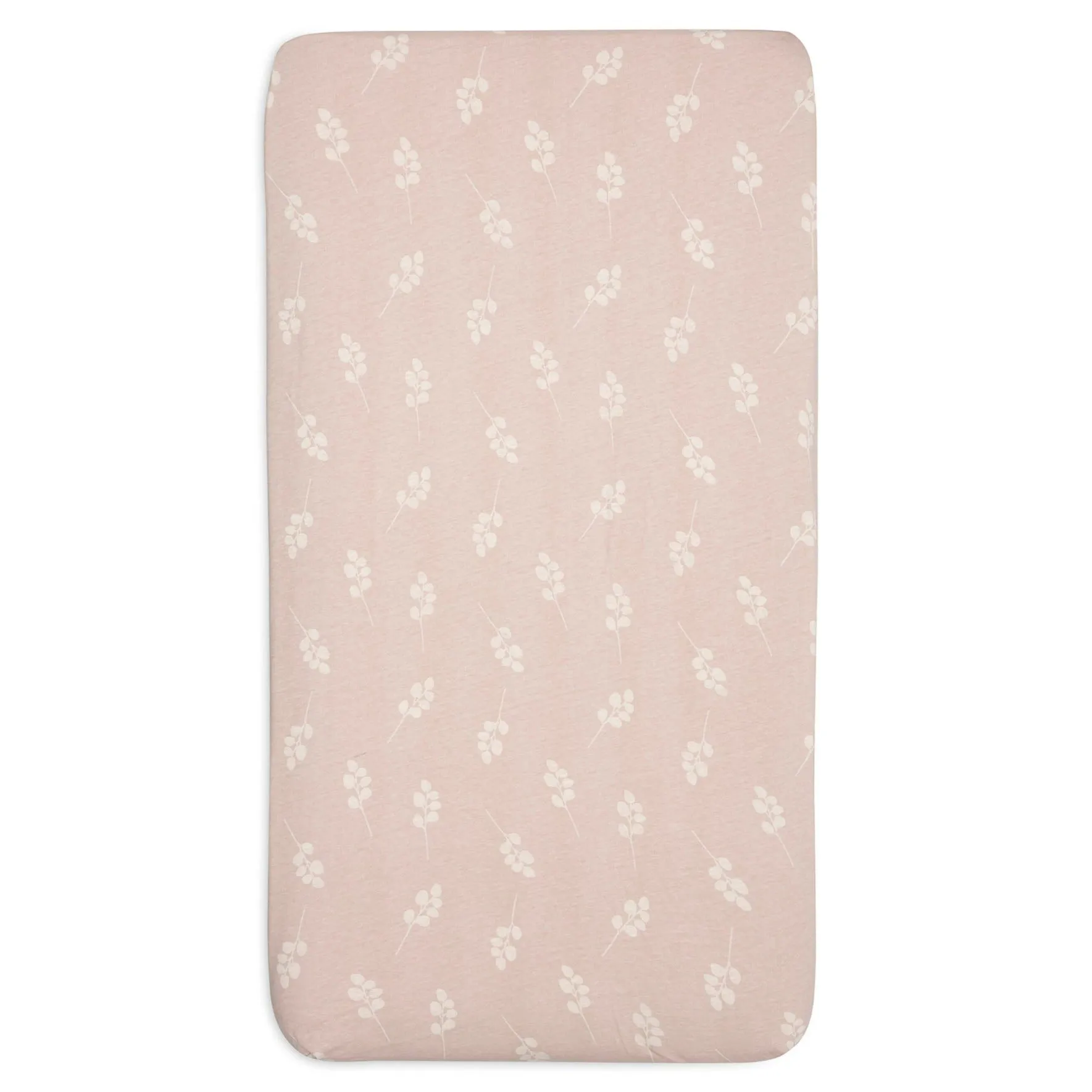 Jollein fitted sheet Jersey 60x120cm | Twig Wild Rose