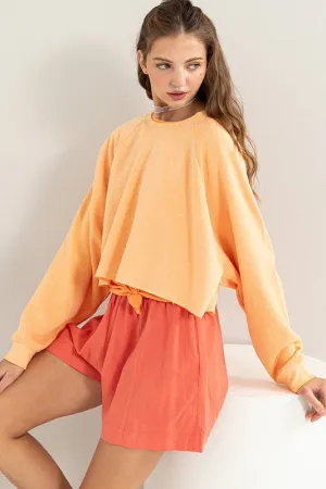 Laid Back Crop Sweatshirt