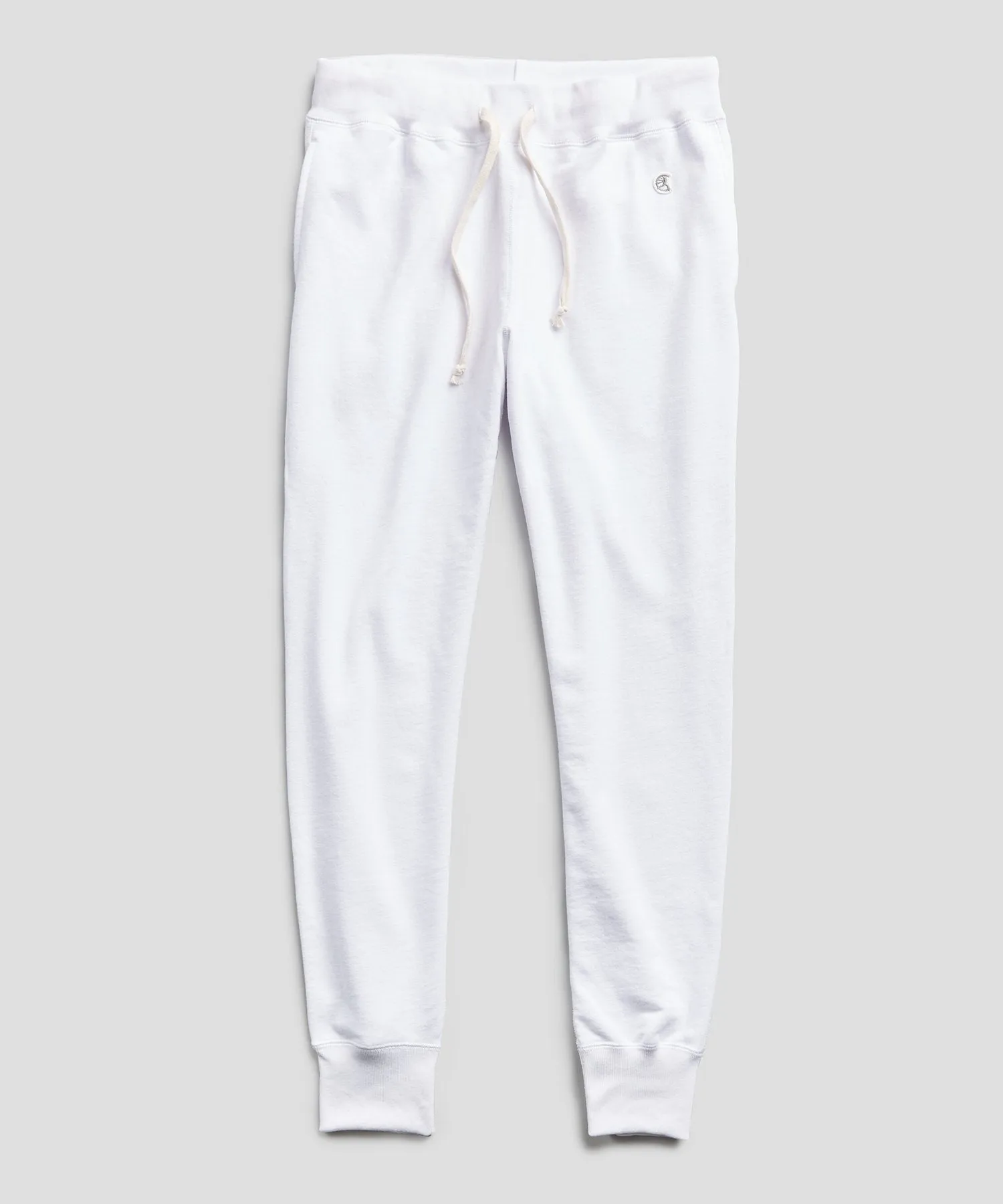 Lightweight Slim Jogger Sweatpant in White