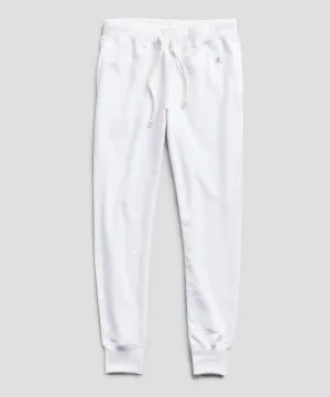 Lightweight Slim Jogger Sweatpant in White