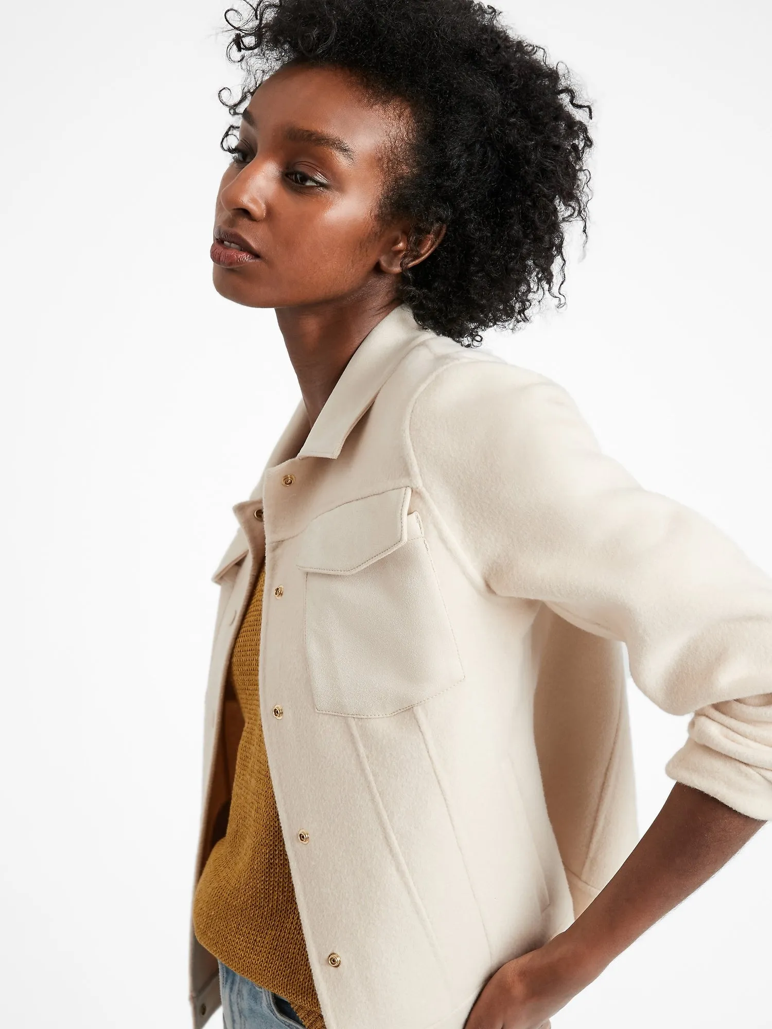 Linen-Blend Sweater Tank in Golden Yellow