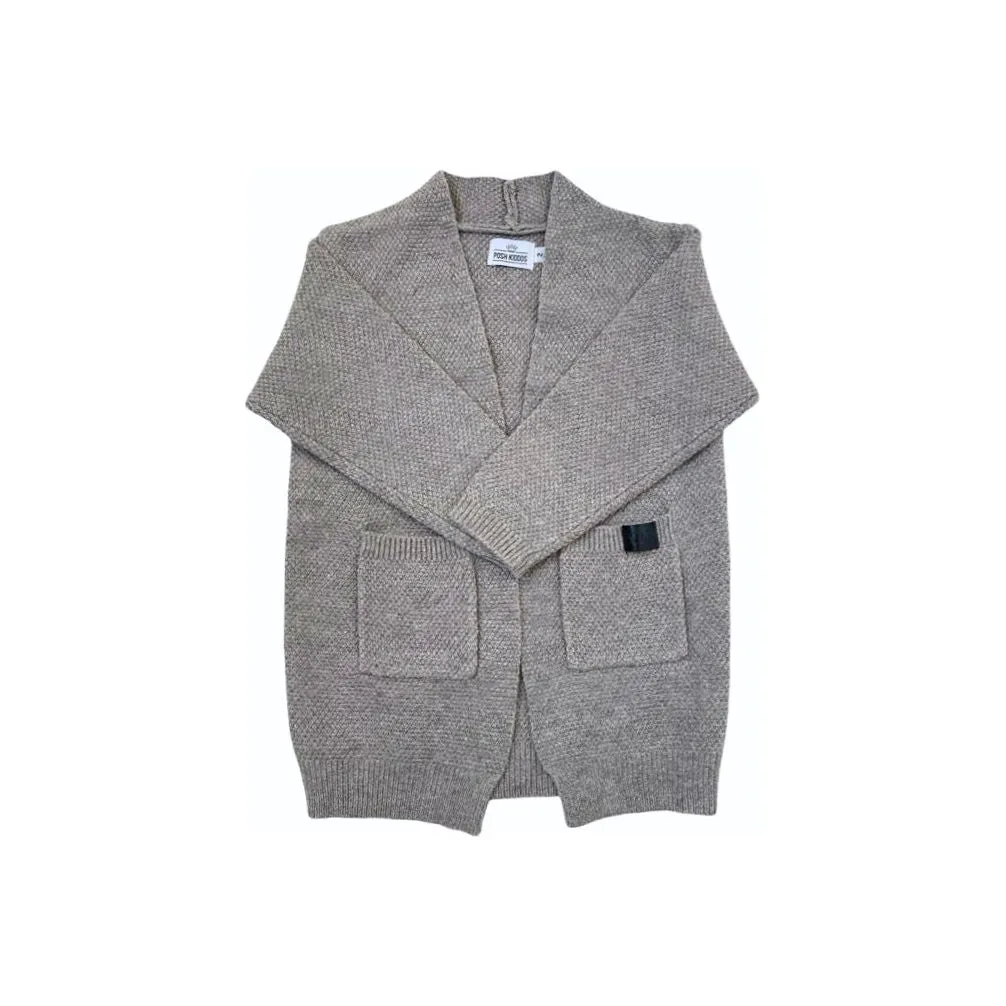 Long Cardigan- Gray Heather