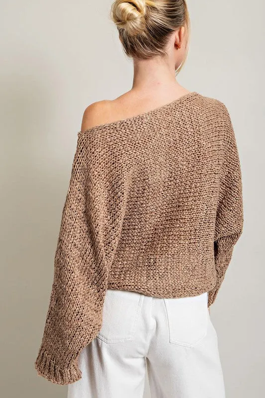 Loose Fit Knit Sweater *Online Only*