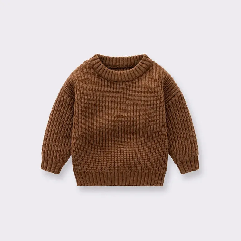 Loose Knit Solid Sweater