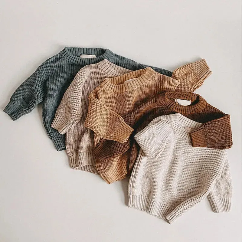 Loose Knit Solid Sweater