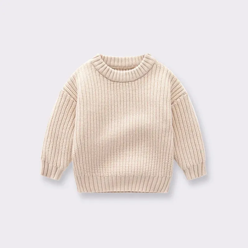 Loose Knit Solid Sweater