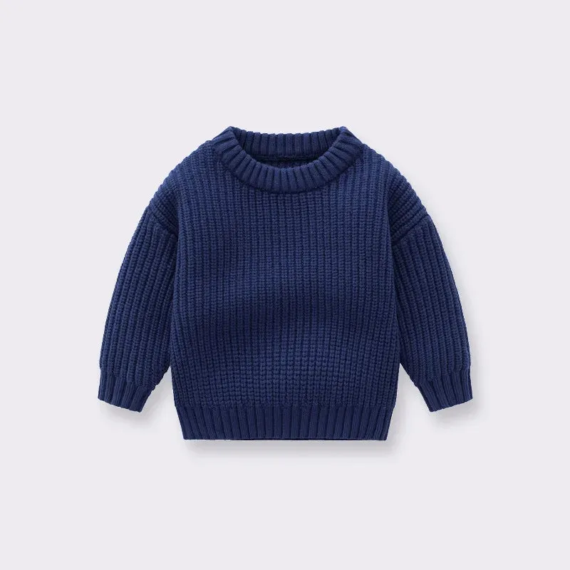 Loose Knit Solid Sweater