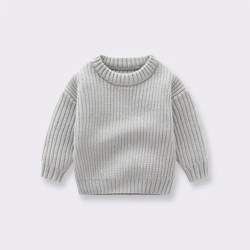 Loose Knit Solid Sweater