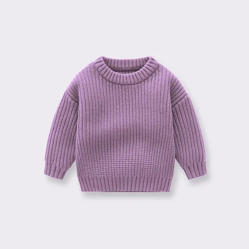 Loose Knit Solid Sweater