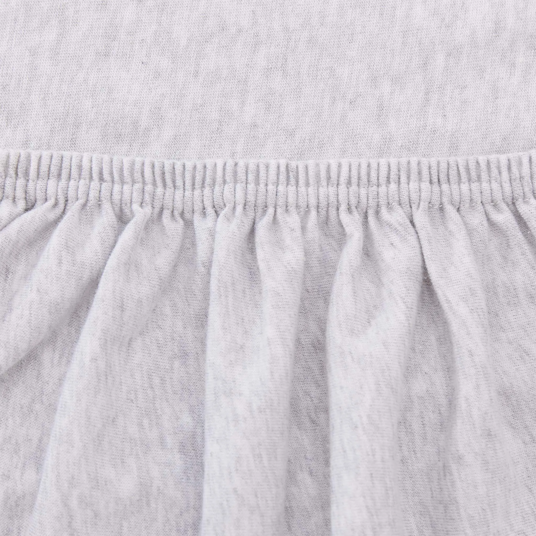 Louredi Mini Fitted Sheet [Light grey melange]