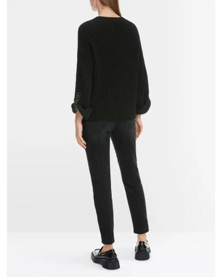 Marc Cain Shiny Patch Pocket Sweater