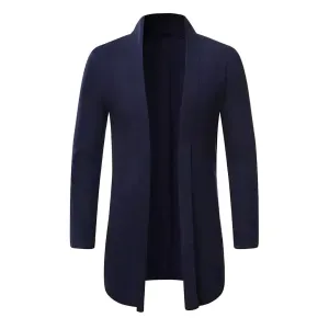 Men's Long Slim-Fit Heritage Cardigan