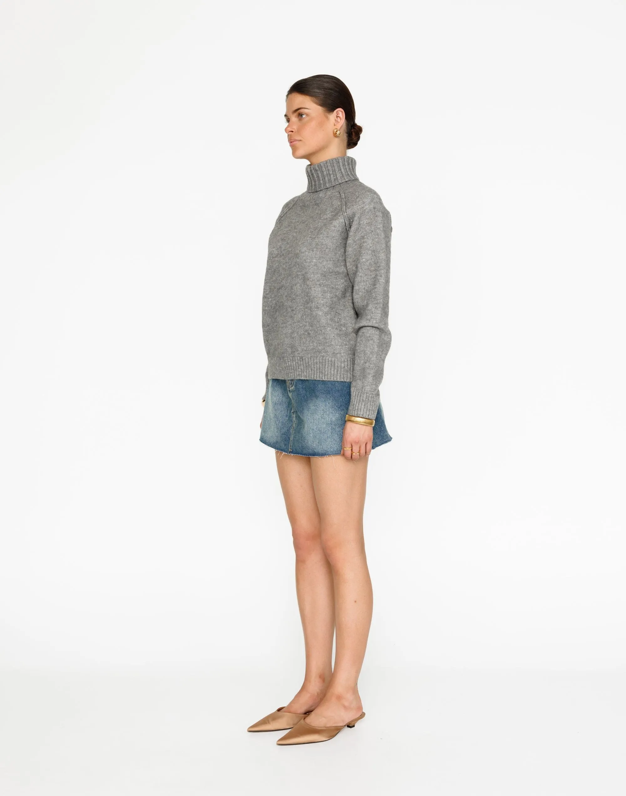 Nathalia Knit Jumper (Slate)