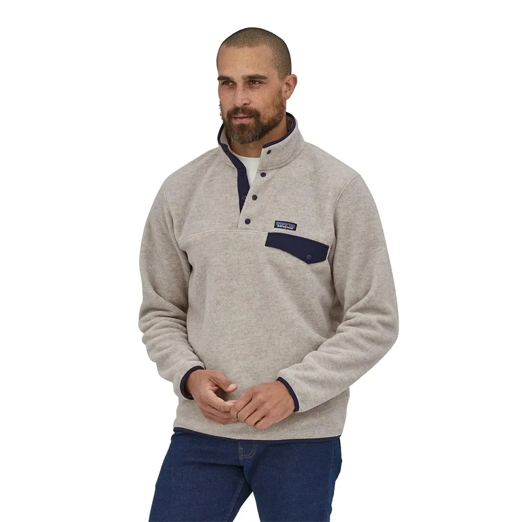 Patagonia Lightweight Synchilla Snap T Pullover - Oatmeal Heather