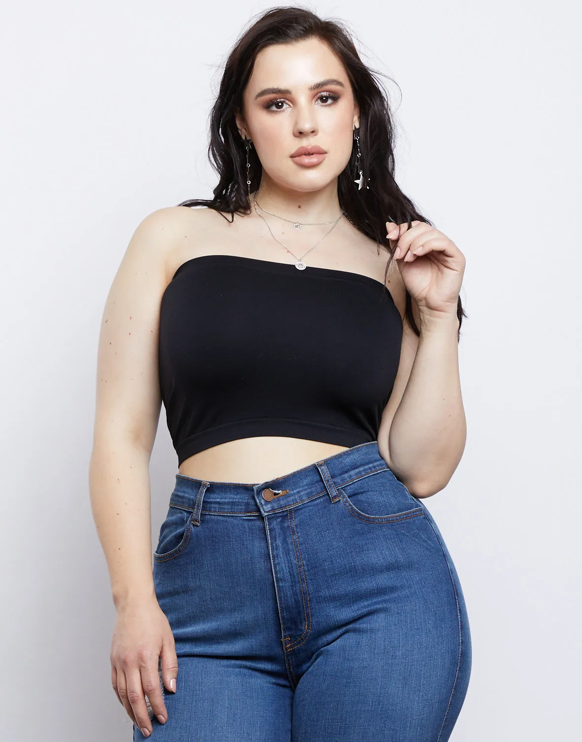 Plus Size Sadie Bandeau Tube Top