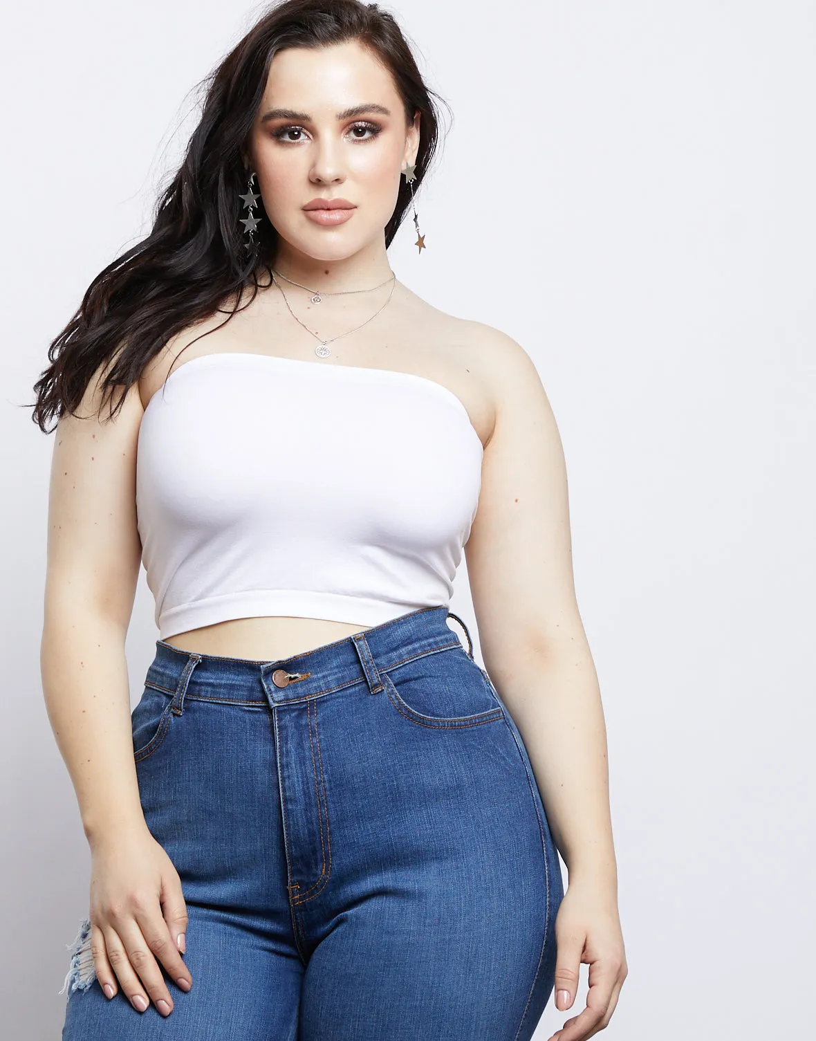 Plus Size Sadie Bandeau Tube Top