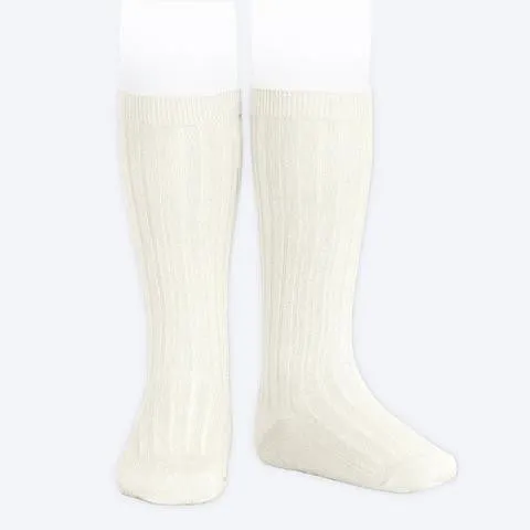 Ribbed Socks Crème