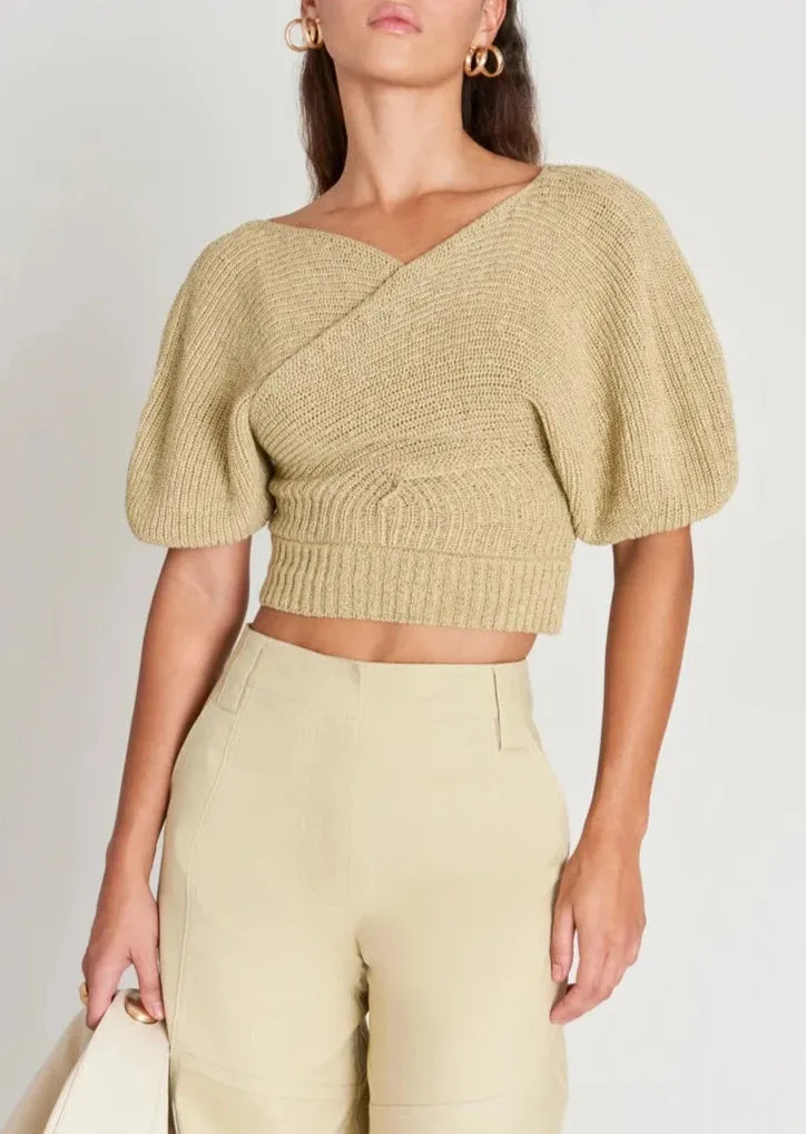 Shelly Knit Sweater - Khaki