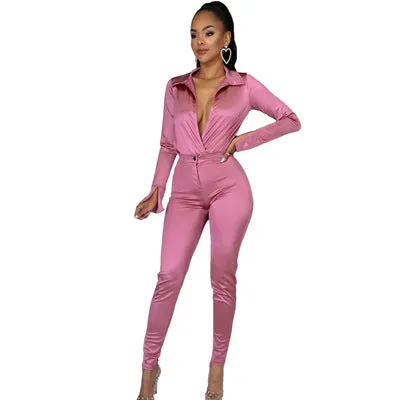 Silky - Stretchy Matching Long Sleeve Set